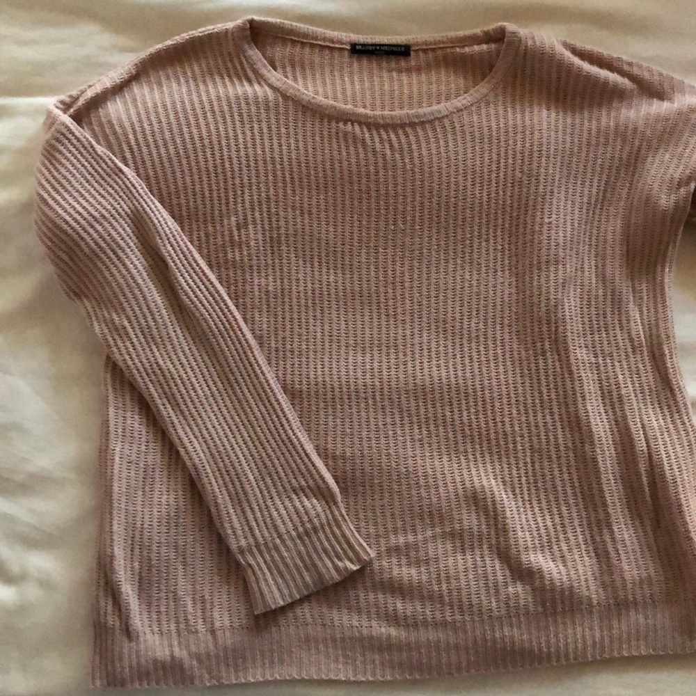Brandy Melville blush sweater